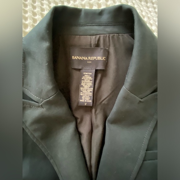 Banana Republic Black Blazer Size 2 - Picture 5 of 7